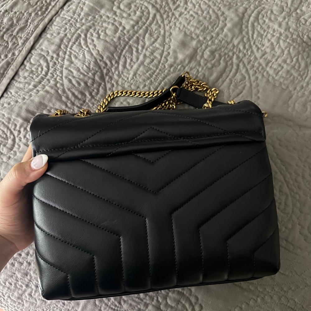 Loulou Small Shoulder Bag in Quilted Leather - Picture 9 of 10